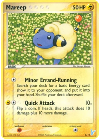 Mareep #5 — EX trainer Kit 2 (Minun)