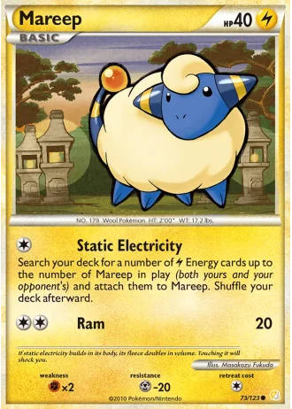Mareep #73 — HeartGold SoulSilver