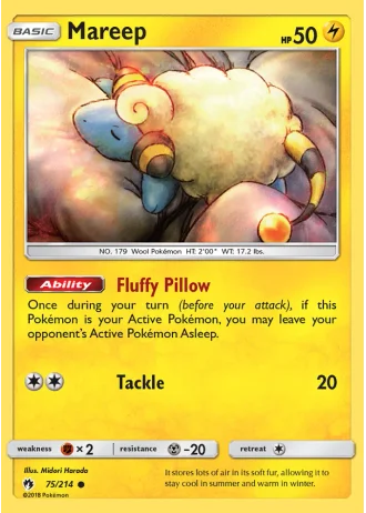 Mareep #75/214 — Lost Thunder
