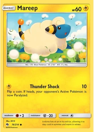 Mareep #76/214 — Lost Thunder