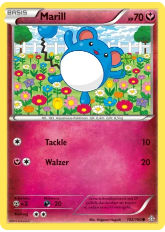 Marill #102/160 — Protoschock