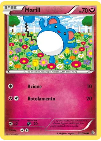 Marill #102/160 — Scontro Primordiale
