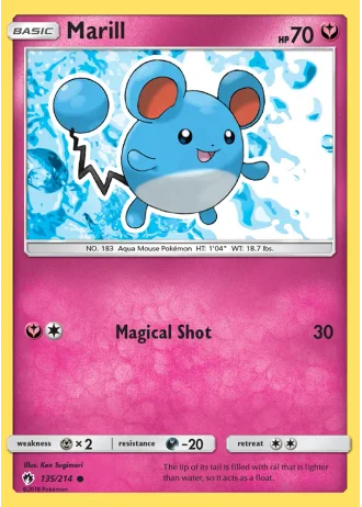 Marill #135/214 — Lost Thunder