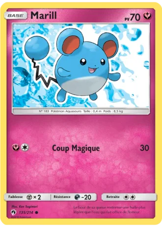 Marill #135/214 — Tonnerre Perdu