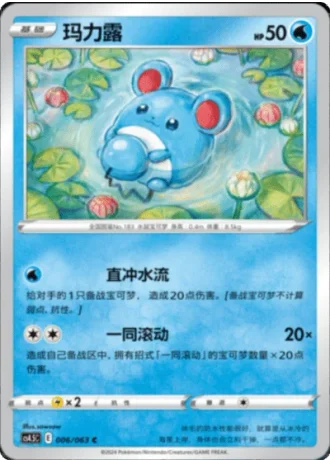 Marill #6/63 — Flame Dance of the End (Sub-set)