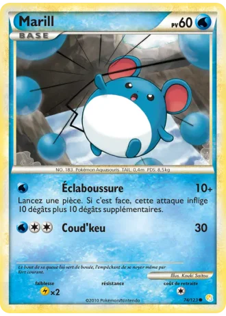 Marill #74 — HeartGold SoulSilver