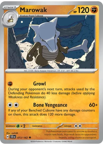 Marowak #073 — Stellar Crown