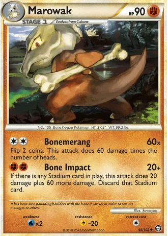Marowak #44/102 — Triumphant