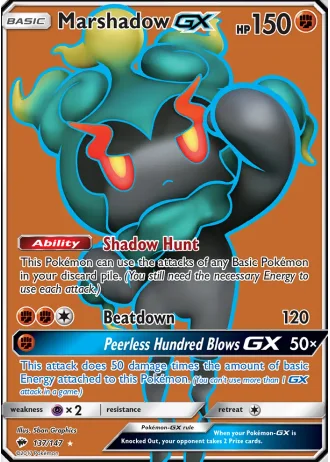 Marshadow GX #137 — Burning Shadows