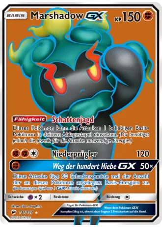 Marshadow GX #137 — Nacht in Flammen