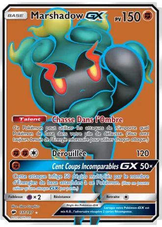 Marshadow GX #137 — Ombres Ardentes