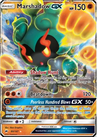 Marshadow GX #80 — Burning Shadows