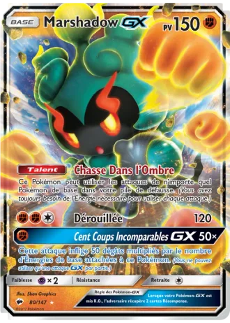 Marshadow GX #80 — Ombres Ardentes