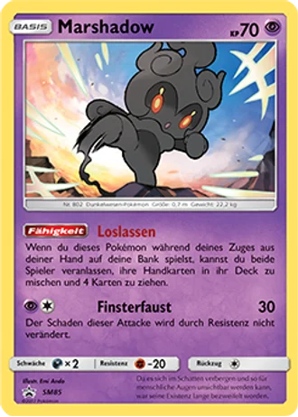 Marshadow SM85 — Sonne & Mond Promos