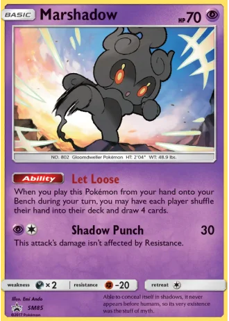 Marshadow SM85 — Sun & Moon Promos