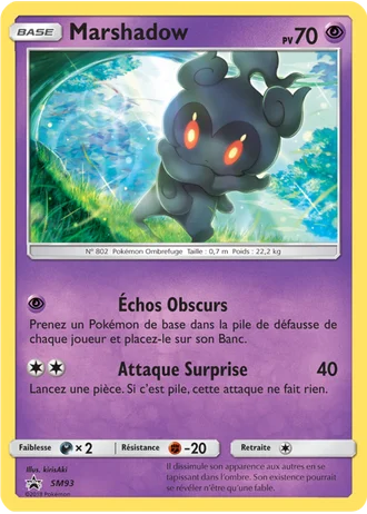 Marshadow SM93 — Soleil & Lune Promos