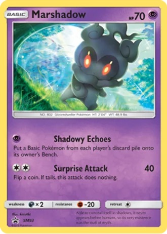 Marshadow SM93 — Sun & Moon Promos