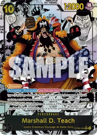 Marshall D. Teach (OP09-093) (Manga Rare) — Les Nouveaux Empereurs (OP09)
