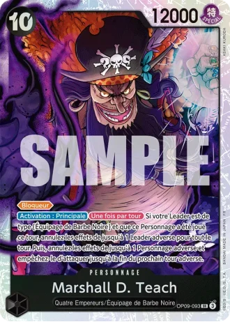 Marshall D. Teach (OP09-093) (Reprint) — ONE PIECE CARD THE BEST vol.2 (PRB02)