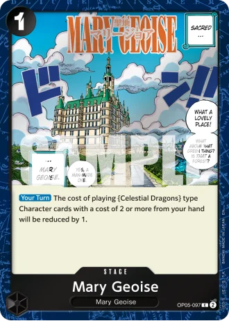 Mary Geoise (OP05-097) (Pirate Foil) — One Piece Card The Best Vol.2(PRB02)