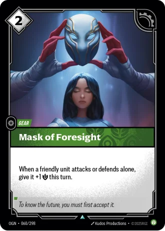 Mask of Foresight #060/298 — Origins