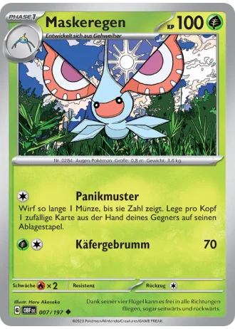 Maskeregen #007/197 — Obsidianflammen