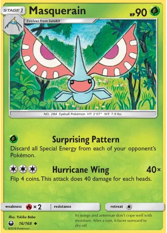 Masquerain #16/168 — Celestial Storm
