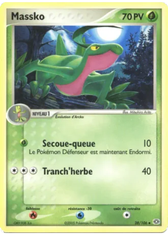 Massko #28/106 — EX Émeraude