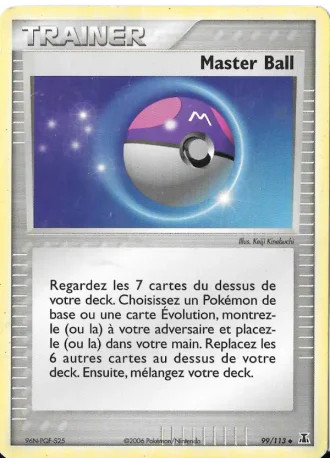 Master Ball #99/113 — EX Espèces Delta