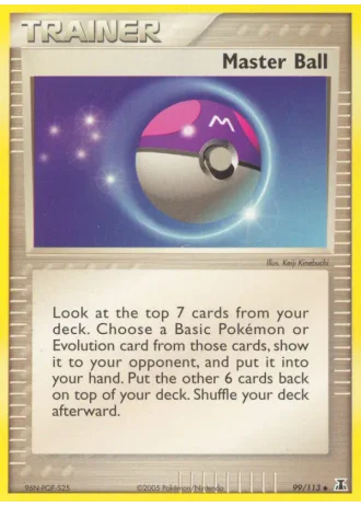 Master Ball #99 — EX Specie Delta