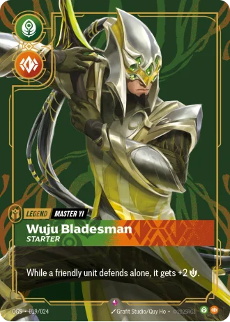 Master Yi, Wuju Bladesman #019/024 — Proving Grounds