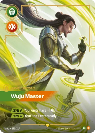 Master Yi, Wuju Master #231/219 — Unleashed