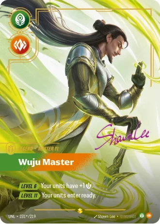Master Yi, Wuju Master #231*/219 — Unleashed