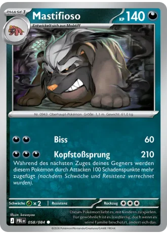 Mastifioso #058/84 — Dunkelnacht