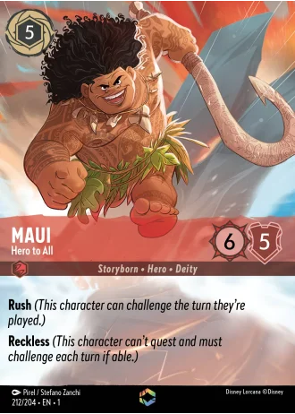 Maui - Hero to All #212/204 — The First Chapter