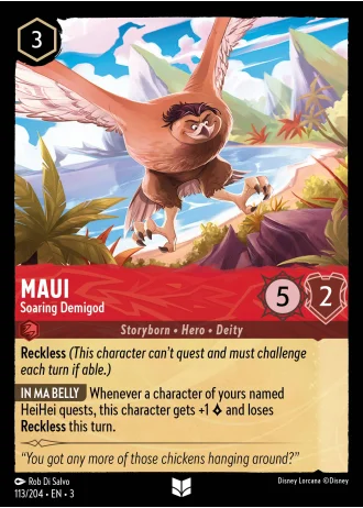 Maui - Soaring Demigod #113/204 — Into the Inklands