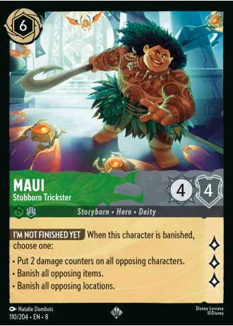 Maui - Stubborn Trickster #110/204 — Reign of Jafar