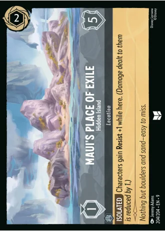 Maui's Place of Exile - Hidden Island #204/204 — Fabled