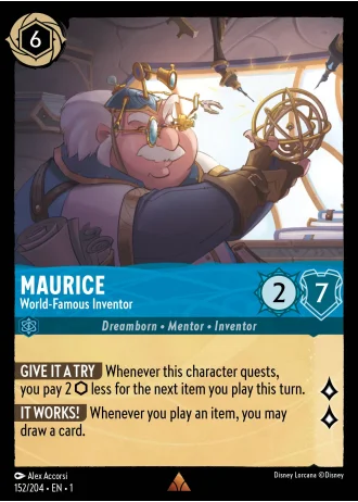 Maurice - World-Famous Inventor #152/204 — The First Chapter