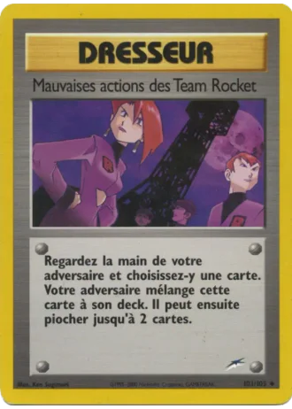 Mauvaises actions des Team Rocket #103/105 — Neo Destiny