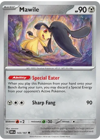Mawile #143/197 — Obsidian Flames