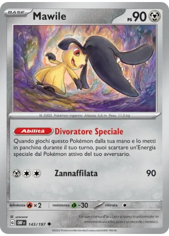 Mawile #143 — Ossidiana Infuocata