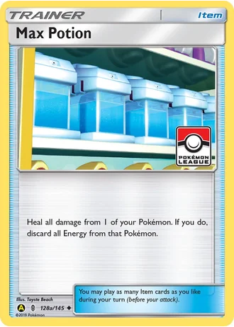 Max Potion #128a — Yellow A Alternate