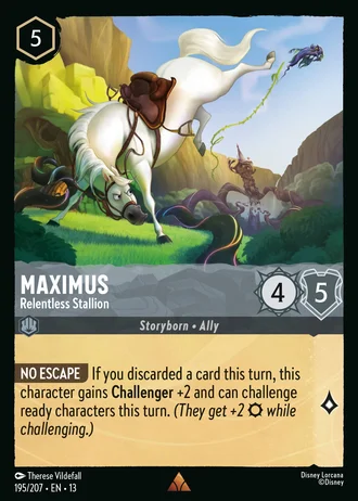 Maximus - Relentless Stallion #195/261 — Attack of the Vine!
