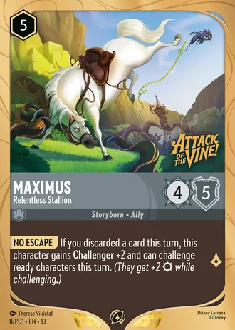 Maximus - Relentless Stallion PD1-8/261 — Attack of the Vine!