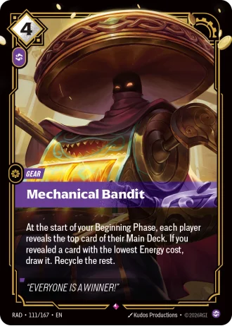 Mechanical Bandit #111/167 — Radiance