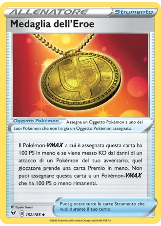 Medaglia dell'Eroe #152/185 — Voltaggio Sfolgorante