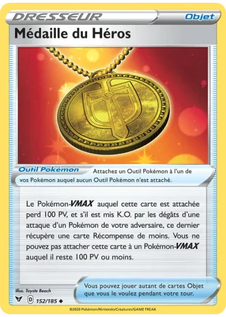 Médaille du Héros #152/185 — Voltage Éclatant