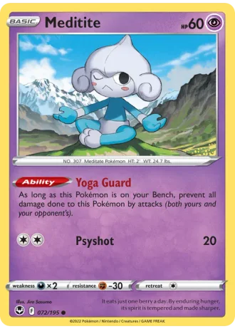 Meditite #072/195 — Silver Tempest