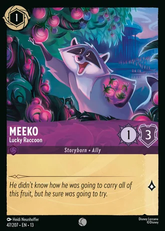Meeko - Lucky Raccoon #47/261 — Attack of the Vine!
